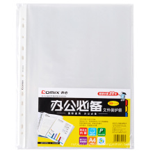 Factory Wholesale Plastic A4 Clear Sheet Protectors